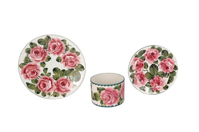 Lot 263 - TWO WEMYSS WARE PLATES, 20TH CENTURY