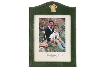 Lot 100 - PRESENTATION PHOTOGRAPH SIGNED BY CHARLES PRINCE OF WALES
