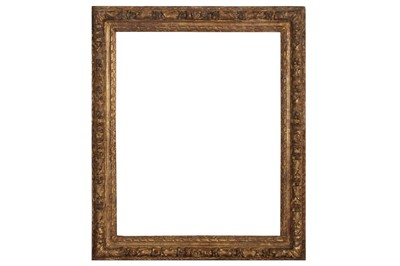 Lot 143 - A FRENCH LOUIS XIII EARLY 17TH CENTURY CARVED AND GILDED FRAME