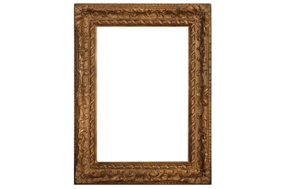 Lot 147 - A FRENCH LOUIS XIII LATE 18TH CENTURY CARVED AND GILDED FRAME