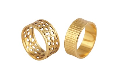 Lot 74 - TWO GOLD BANDS