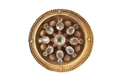Lot 70 - A PASTE BROOCH