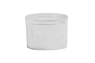 Lot 315 - A late 18th century Austrian 13 loth (812 standard) silver tea caddy, Vienna 1797 by Ignaz Sebastian Würth (born 1746-1834, master 1768)