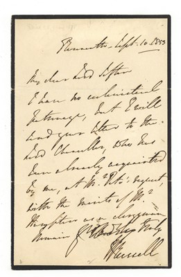 Lot 279 - Russell (John, Lord)