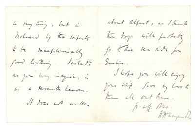 Lot 215 - Asquith (H.H.)