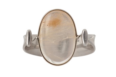 Lot 138 - Viviana Torun for Georg Jensen I A rutilated quartz bracelet