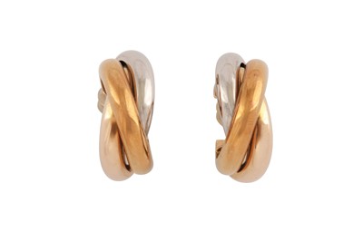 Lot 128 - Cartier I A pair of trinity earrings