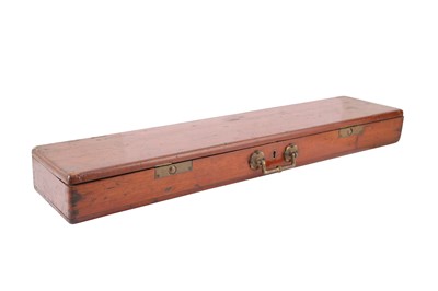 Lot 328 - A MAHOGANY PERCUSSION SHOTGUN CASE, LATE 19TH CENTURY