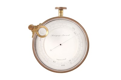 Lot 338 - A SURVEYING ANEROID BAROMETER, CIRCA 1900