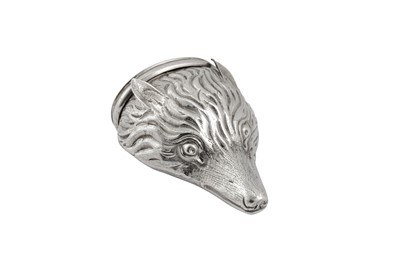 Lot 10 - A William IV silver novelty snuff box, Birmingham circa 1830 mark of George Tye (reg. Feb 1830) probably by Nathaniel Mills