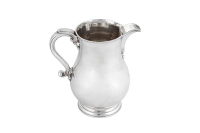 Lot 453 - An Elizabeth II sterling silver beer or water jug, London 1973 by Nayler Brothers