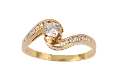 Lot 248 - A DIAMOND RING
