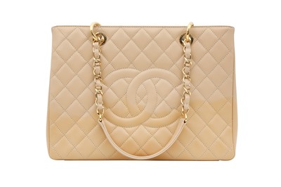 Lot 500 - Chanel Beige GST Grand Shopping Tote