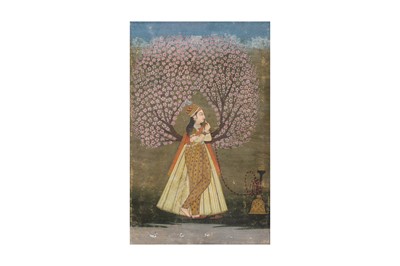 Lot 235 - AN ILLUSTRATION FROM A RAGAMALA SERIES: VASANTI RAGINI