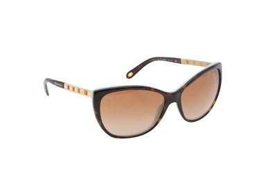 Lot 35 - Tiffany & Co Brown Havana Atlas Sunglasses