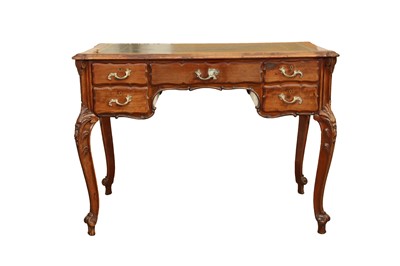 Lot 6 - A ROCOCO REVIVIAL MAHOGANY LADIES WRITING DESK