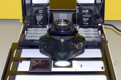 Lot 599 - A Portable Slidex Professional Daylight/Standard 120 & 35mm Slide Projector.