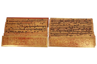 Lot 400 - BURMA: KAMMAVACA, TWO BUDDHIST PRAYER BOOKS