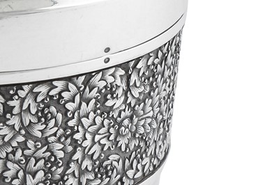 Lot 180 - An early to mid-20th century Cambodian silver cocktail shaker, circa 1930-50