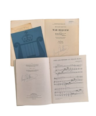 Lot 169 - Britten (Benjamin)