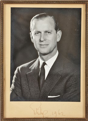 Lot 82 - PHOTOGRAPHIC PORTRAIT OF PRINCE PHILIP, DUKE OF EDINBURGH