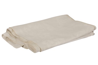 Lot 37 - LARGE DAMASK TABLECLOTH FOR KING GEORGE V CORONATION, 1911