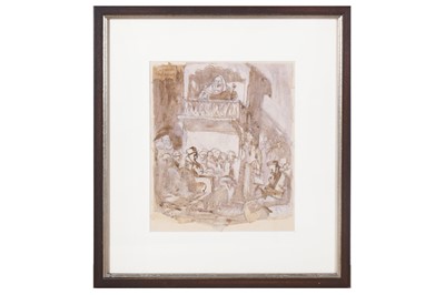 Lot 96 - Brangwyn: Sermon at The Synagogue