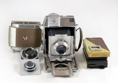 Lot 35 - A 3-Lens Linhof Super Technika Outfit.