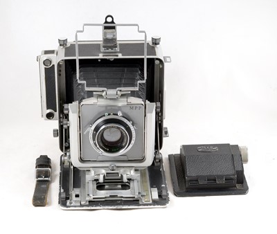 Lot 33 - A 5x4 MPP Micro Technical Camera & Roll Film Back.