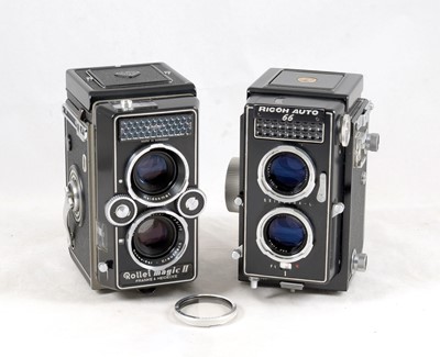 Lot 300 - Rollei Magic & Ricoh Auto 66 TLRs.