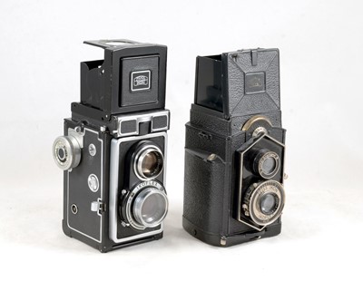 Lot 332 - Two Zeiss Ikon Ikoflex TLRs.