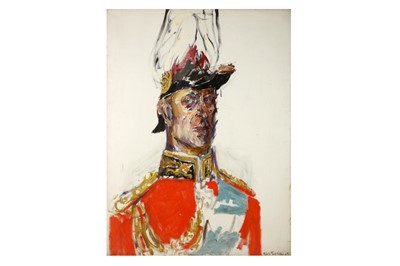 Lot 85 - PORTRAIT OF PRINCE PHILIP BY FELIKS TOPOLSKI, R.A. (1907-1989)