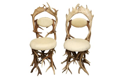 Lot 295 - DANILO SCHIRATO, A PAIR OF SIDE CHAIRS, CONTEMPORARY