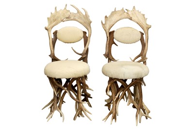 Lot 291 - DANILO SCHIRATO, A PAIR OF SIDE CHAIRS, CONTEMPORARY
