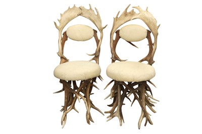 Lot 293 - DANILO SCHIRATO, A PAIR OF SIDE CHAIRS, CONTEMPORARY