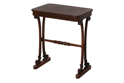 Lot 176 - A WILLIAM IV ROSEWOOD OCCASIONAL TABLE