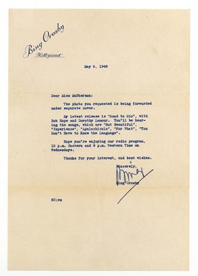 Lot 54 - Crosby (Bing)