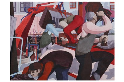 Lot 219 - GEORGE LARGE (BRITISH B. 1936)