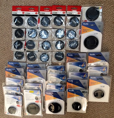 Lot 485 - Original Canon & Other Lens Caps, New, Old Stock.