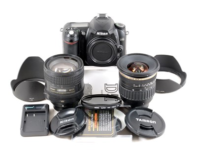 Lot 583 - Nikon D50 Digital DSLR Outfit.
