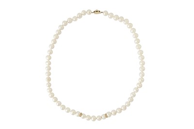 Lot 142 - A cultured pearl necklace