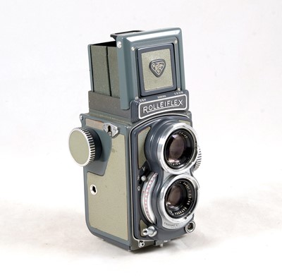 Lot 304 - A Grey "Baby" Rolleiflex 4x4 TLR