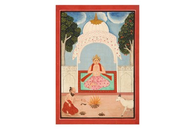 Lot 303 - A PUJA SCENE