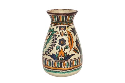 Lot 794 - A TUNISIAN CHEMLA POTTERY VASE