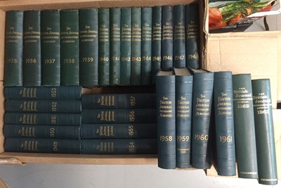 Lot 638 - Full Run of the British Journal Photographic Almanac, 1920 to 1963.
