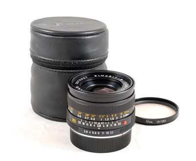 Lot 243 - Leitz 35mm f2.8 Elmarit-R Lens.
