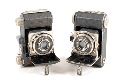 Lot 497 - 2 Black Kodak Retina I Cameras.