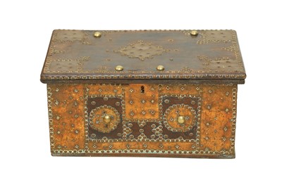 Lot 758 - A RECTANGULAR ZANZIBAR TRAVELLING CHEST