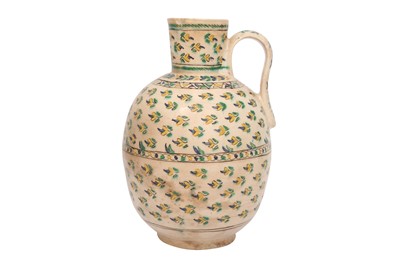 Lot 777 - A LARGE KUTAHYA POTTERY WATER JUG