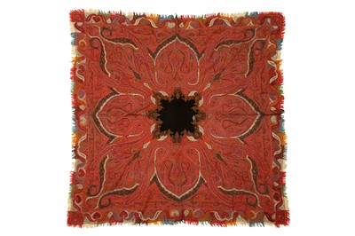 Lot 504 - A KASHMIRI RUMAL SHAWL